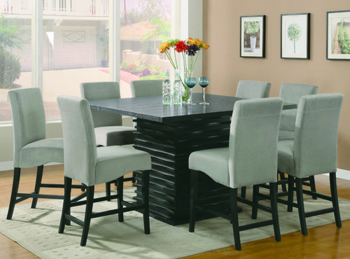 Stanton 5 Piece Dining Room Set (Table And 4 Stools) Black