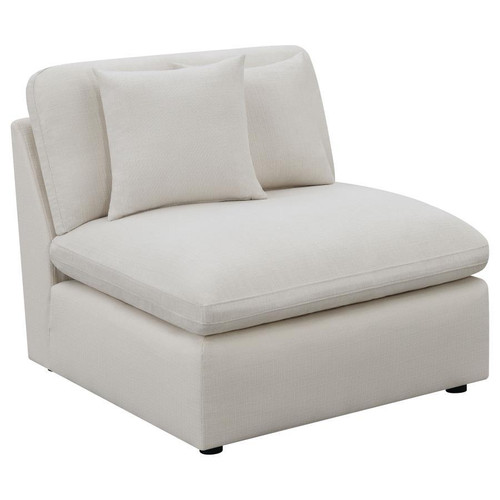 Hobson Armless Chair White