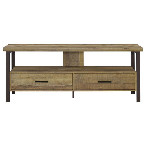 Ruston 59" TV Console Weathered Pine