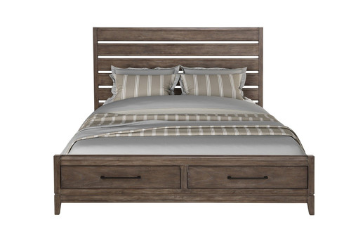 Montrose Queen Bed Charcoal Brulee