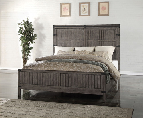 Storehouse Queen Bed Smoked Grey