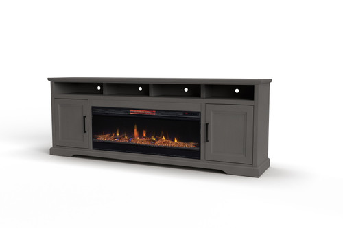 Cheyenne 86" Fireplace Console Mushroom