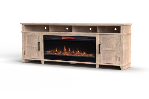 Deer Valley 86" Fireplace Console Hazelwood