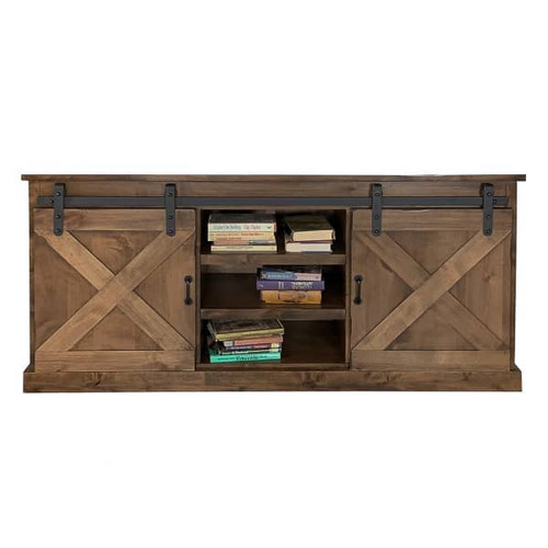 Farmhouse 66" TV Console Aged Whiskey