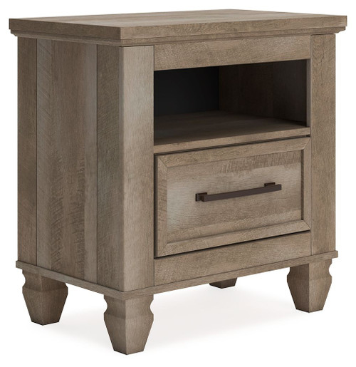 Yarbeck Sand One Drawer Night Stand