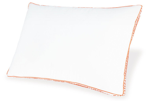 Zephyr 2.0 White/ Orange 3-in-1 Pillow (Set of 6)