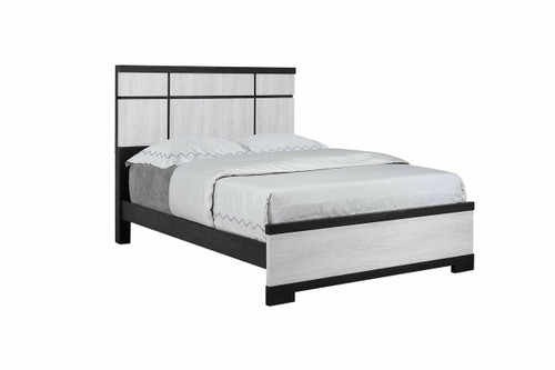 Remington King Bed Black & White