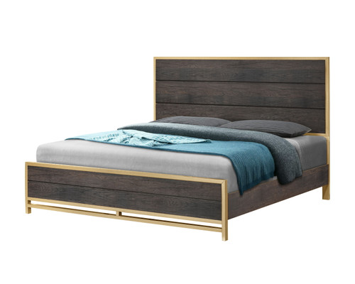 Trevor King Bed Brown