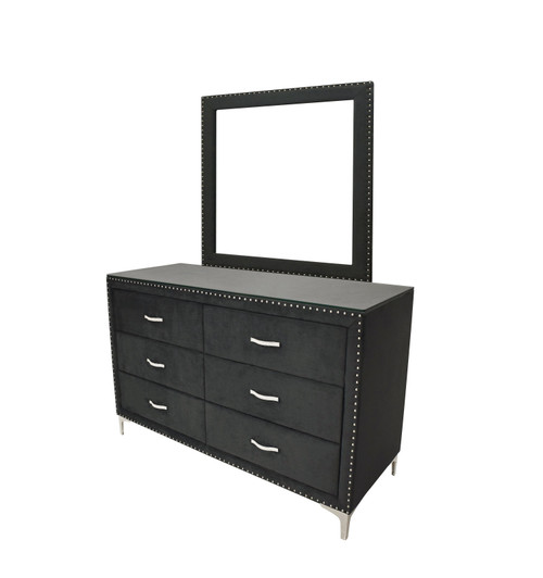 Lucinda Dresser & Mirror Black