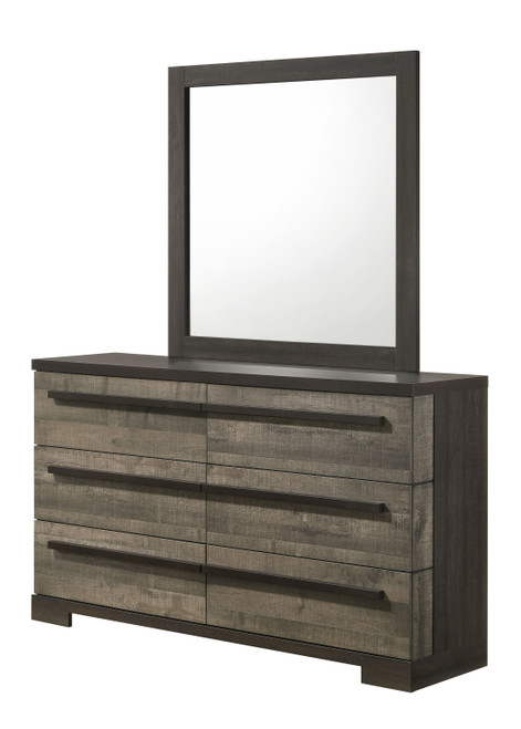 Remington Dresser And Mirror Dark Brown