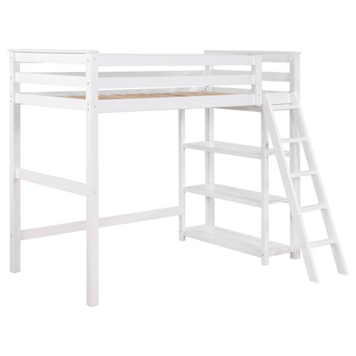 Anica Twin Workstation Loft Bed White