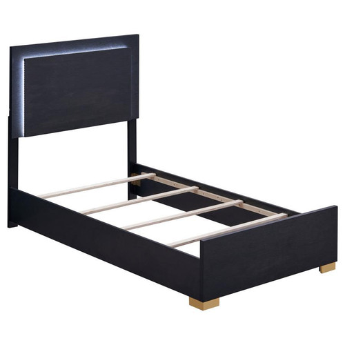 Marceline Twin Bed Black