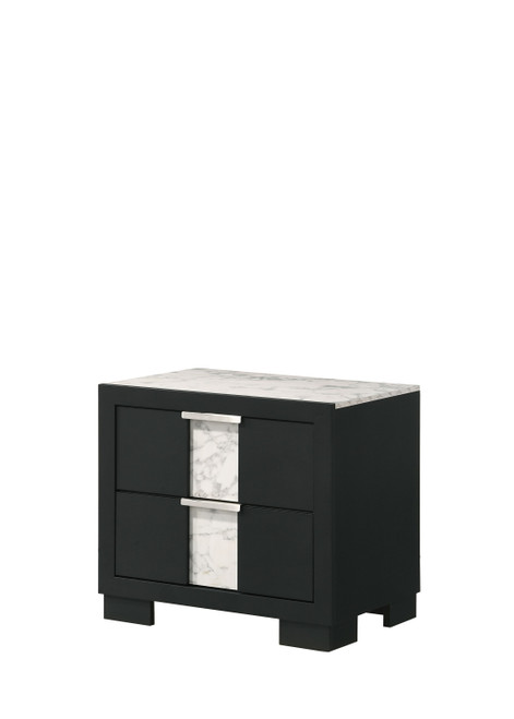 Rangley Nightstand Black