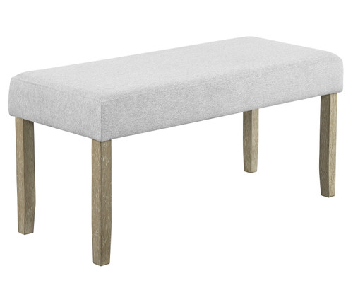 Dune Bench Pearl Silver