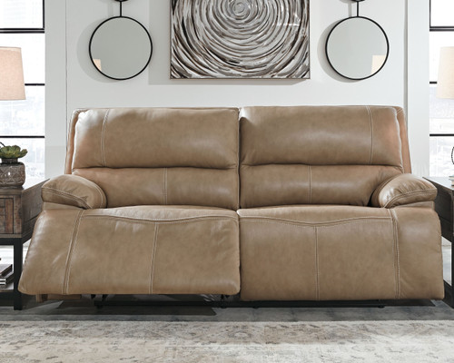 Ricmen Putty 3 Pc. 2 Seat Power Reclining Sofa Adjustable Headrest, Power Reclining Loveseat/CON/Adjustable Headrest, Wide Seat Power Recliner