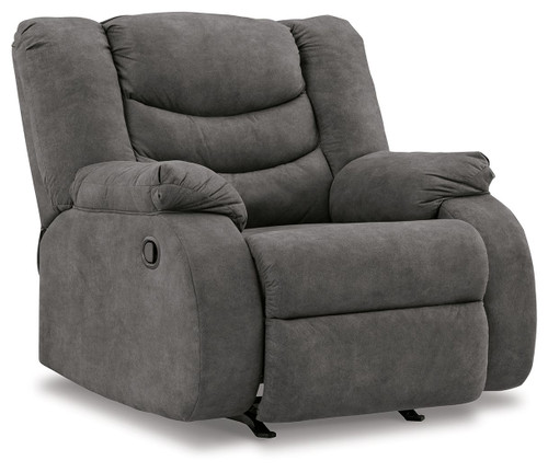 Partymate Slate 3 Pc. 2-Piece Reclining Sectional, Rocker Recliner