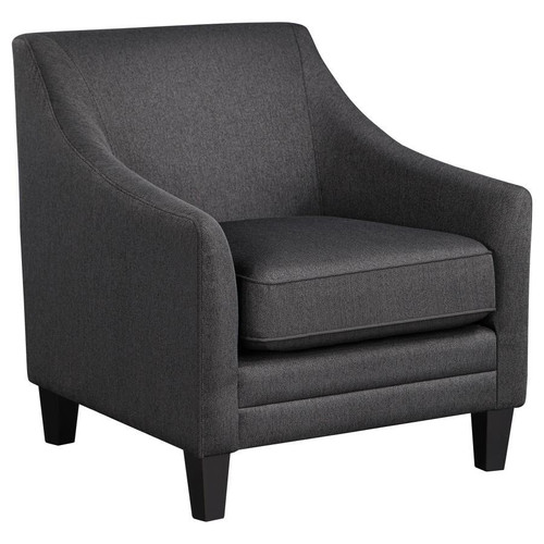 Liam Upholstered Chair Black