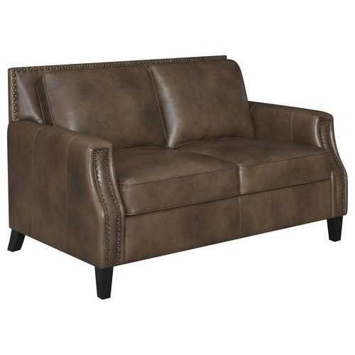 Leaton Loveseat Brown