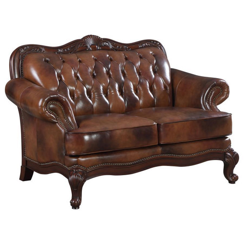 Victoria Loveseat Brown