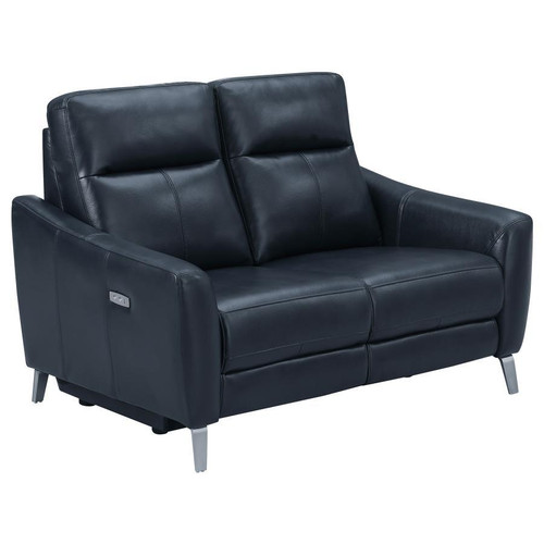 Derek Power Loveseat Blue