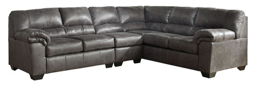 Bladen Slate Right Arm Facing Sofa, Armless Chair, Left Arm Facing Loveseat Sectional