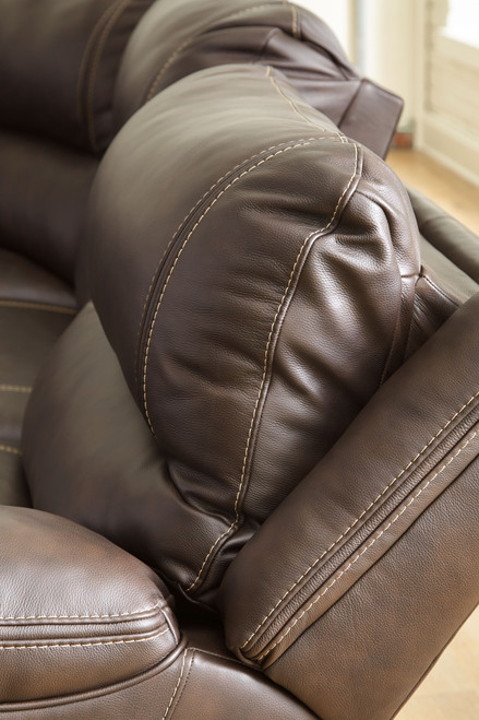 Dunleith Chocolate Left Arm Facing Zero Wall Power Recliner, Console with Storage, Power Armless Recliner with Adjustable Headrest, Wedge, Armless Chair, Right Arm Facing Zero Wall Power Recliner Sectional