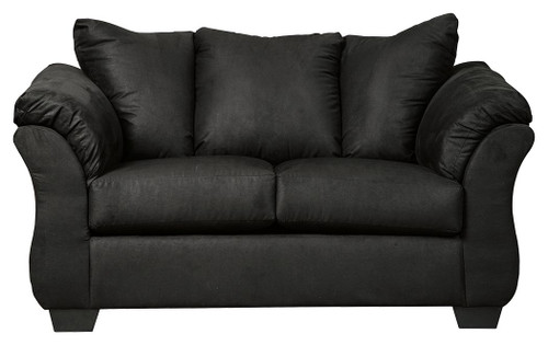Darcy Black Loveseat