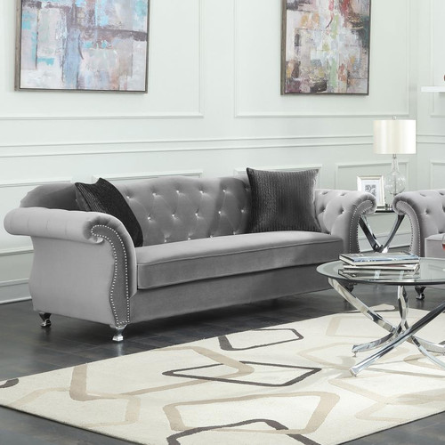 Frostine Sofa Pearl Silver