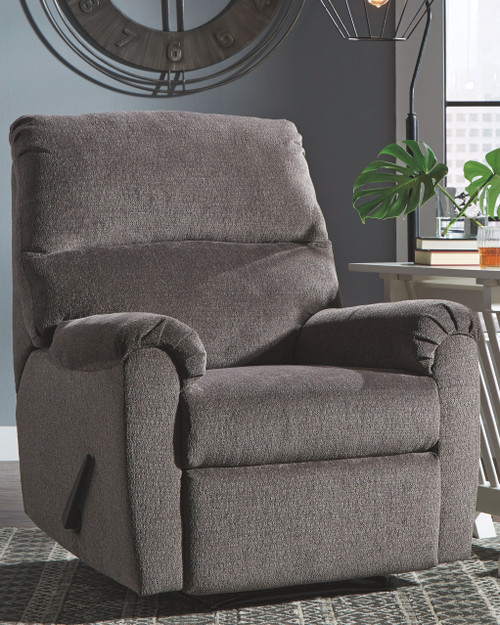 Nerviano Gray Zero Wall Recliner