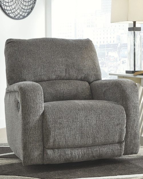 Wittlich Slate Swivel Glider Recliner