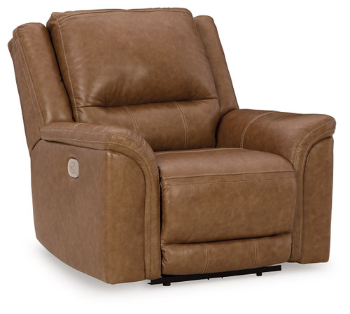 Trasimeno Caramel Power Recliner /Adj Headrest