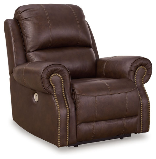 Freyeburg Walnut Zero Wall Power Recliner