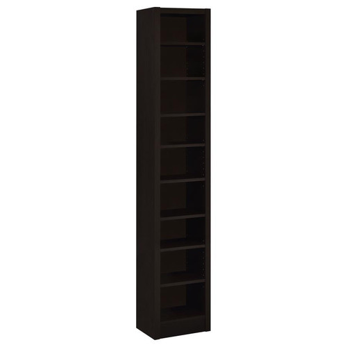 Eliam - 8-Shelf Bookcase - Cappuccino