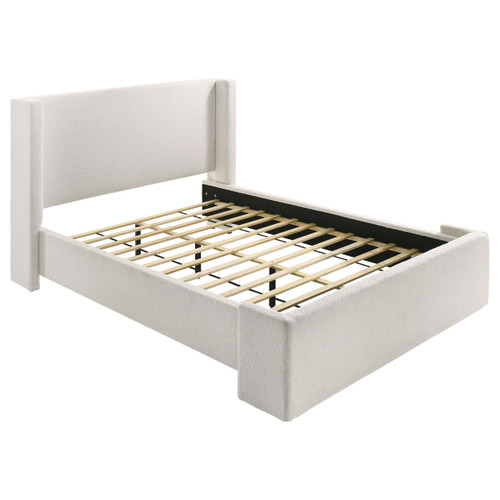 Alamosa - King Headboard, Footboard & Slats, Box 1 of 2 - White