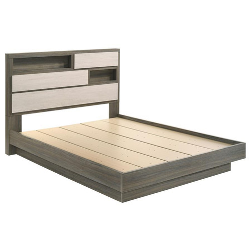 Fenwick - Queen Footboard, Box 2 of 3 - Gray Oak