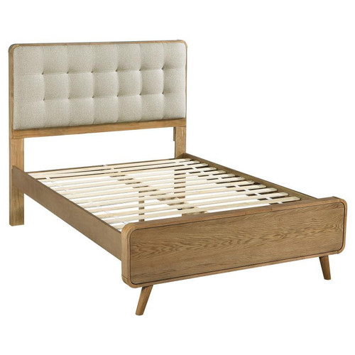 Robyn - Wood Full Platform Bed - Light Ash