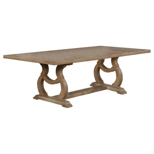 Brockway - Extension Leaf Dining Table - Barley Brown