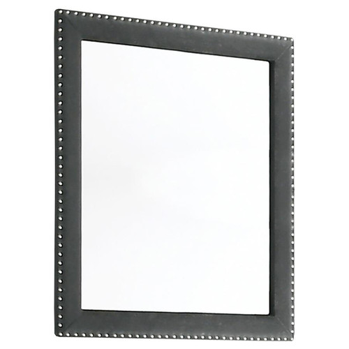 Melody - Upholstered Dresser Mirror - Gray
