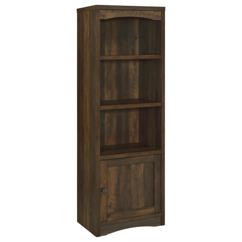 Laughlin - 3-Shelf Engineered Wood Media Tower - Dark Pine
