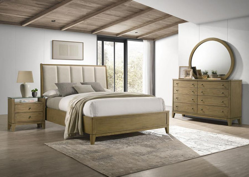 Granada - 4 Piece Eastern King Bedroom Set - Natural Pine