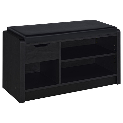 Arrington - Storage Bench - Black