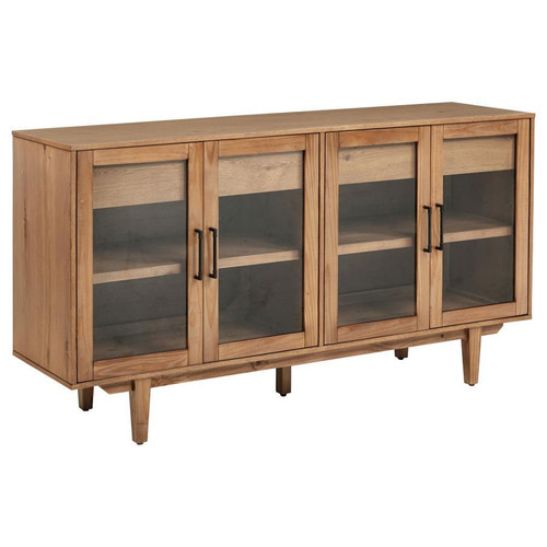 Middleton - 4-Door Sideboard Server With Dual Drawers - Natural