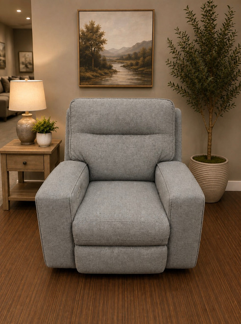 Grey Power Recliner with Adjustable Headrest $799.99 - #9050313
