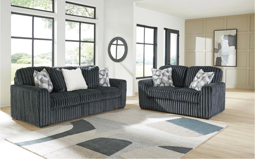 Gunmetal Sofa and Loveseat $1499.99 #9810538 #9810535