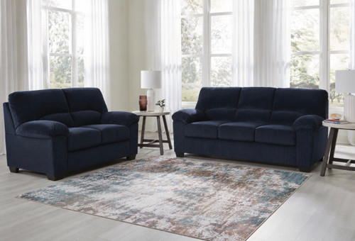 Navy Sofa and Loveseat $999.99 - #2420538 #2420535