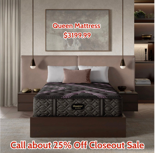 Queen Beautyrest Black Series Two Medium - Was $3199.99 - 25% off Now $2399.99