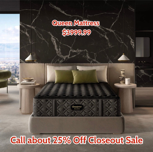 Queen Beautyrest Black Series Three Firm - Was $3999.99 - 25% off Now $2999.99