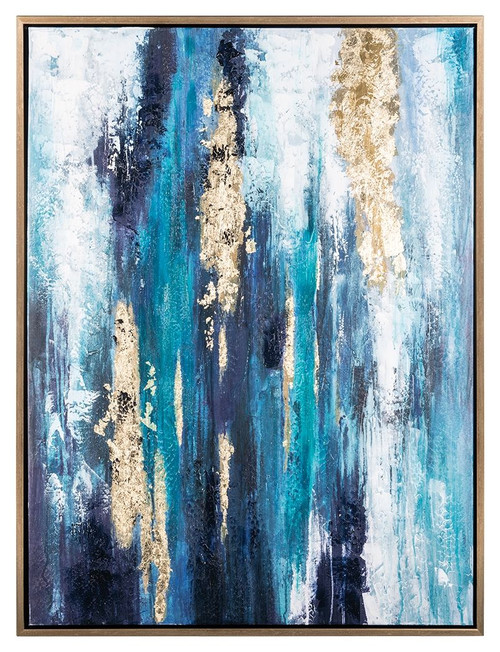 Dinorah Teal Blue Wall Art