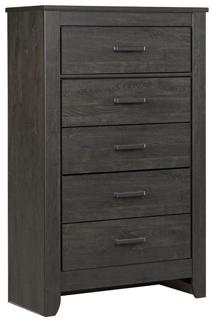 Brinxton Black Five Drawer Chest