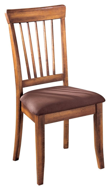 Berringer Rustic Brown Dining Upholstered Side Chair